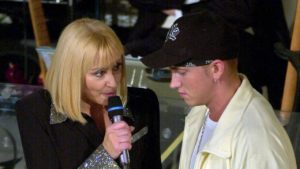 Raffaella Carrà ed Eminem a Sanremo 2001