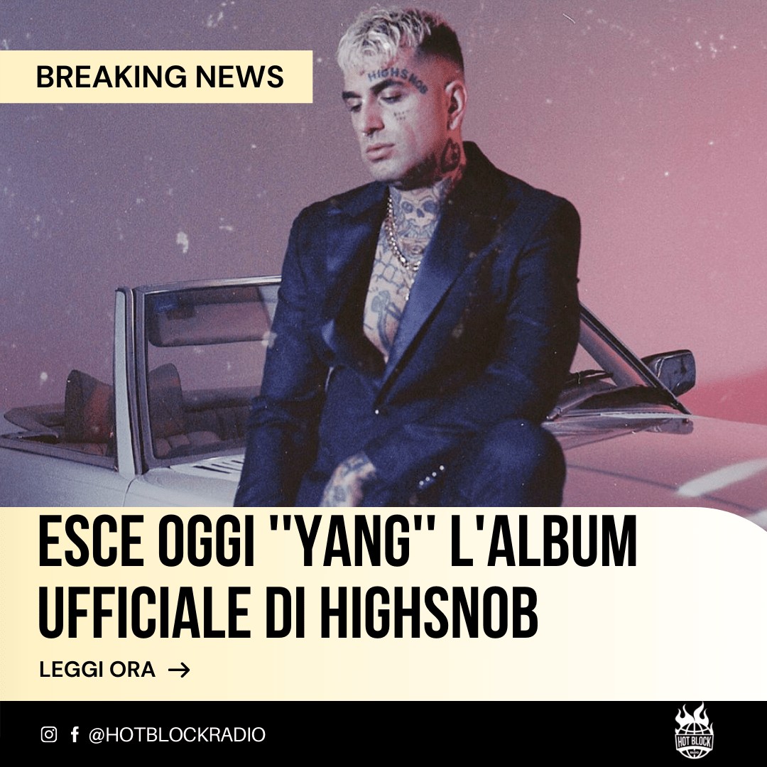 Esce oggi ”Yang” l’album ufficiale di Highsnob