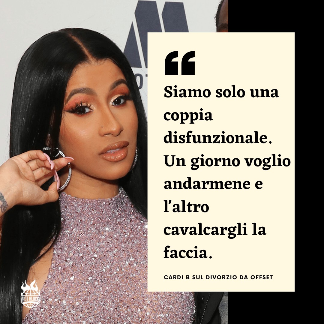 Cardi B: ”Volevo dare una leziona ad Offset”