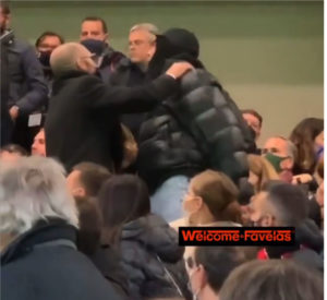 Durante il derby ''della madonnina'' Ghali avrebbe insultato Salvini, che apparentemente, avrebbe risposto mandandogli baci...