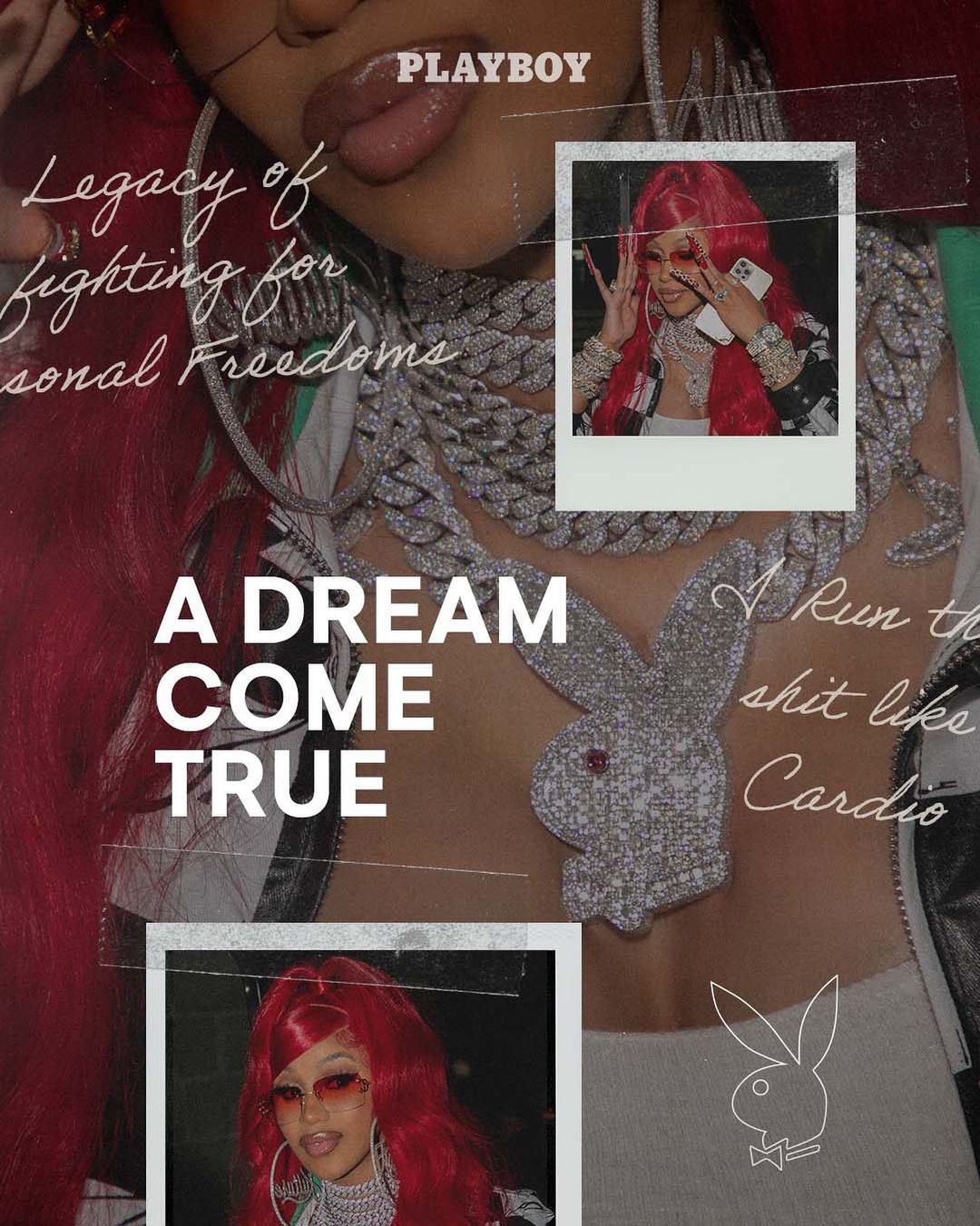 Cardi B è la nuova direttrice creativa di Playboy!