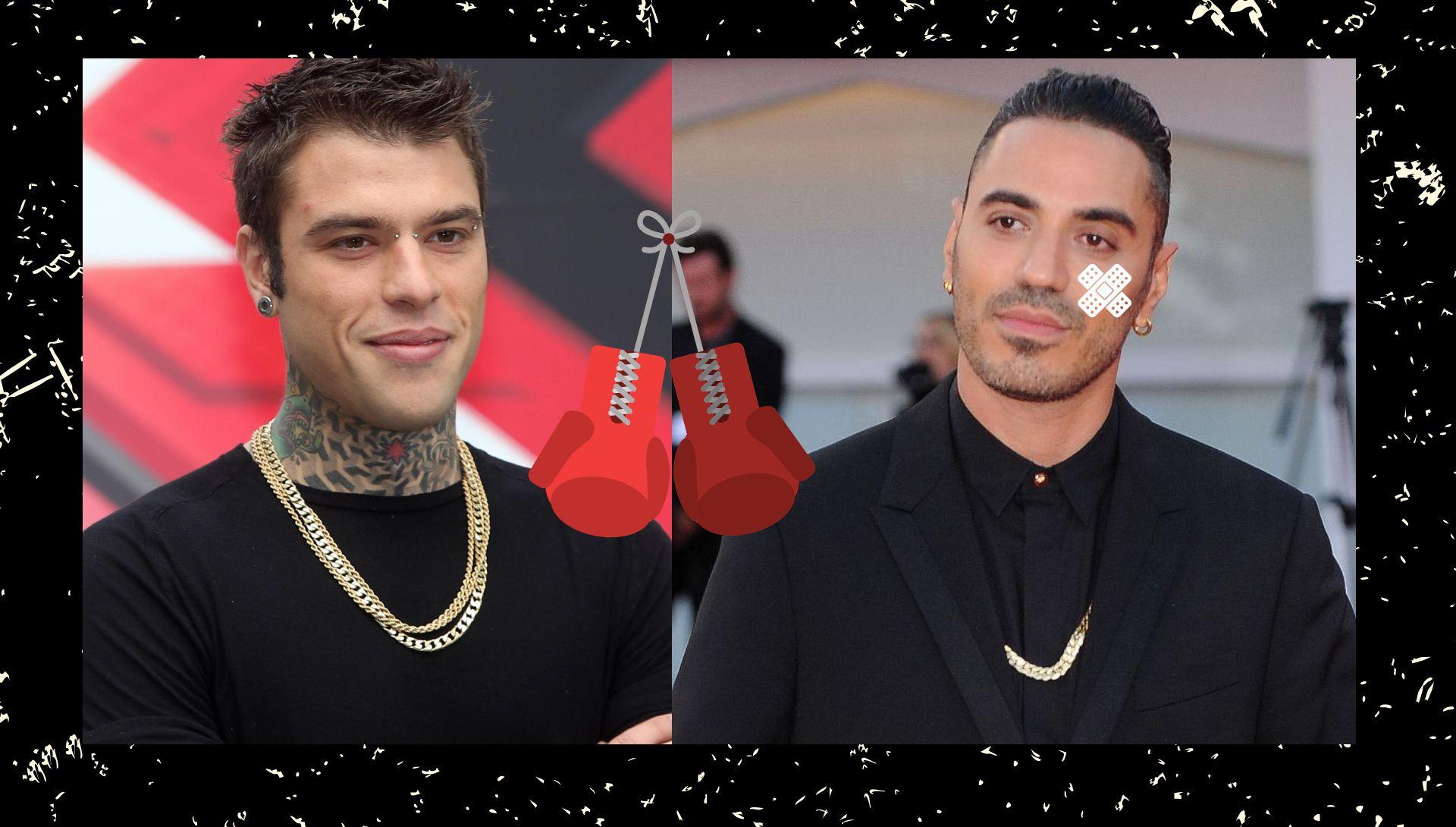 Fedez sfida Marracash a un incontro di boxe