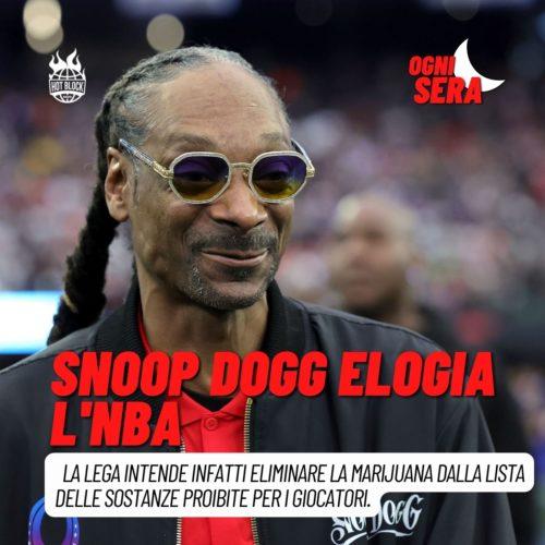 Snoop Dogg festeggia per la liberalizzazione dell’erba in NBA – Ogni Sera