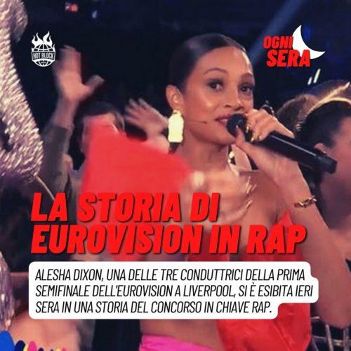 Ogni sera: La storia di Eurovision, rappata da Alesha Dixon