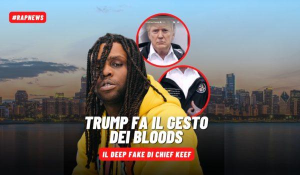 L’immagine virale ritoccata di Trump con il segno della gang Bloods: Cosa suggerisce il gesto di Chief Keef
