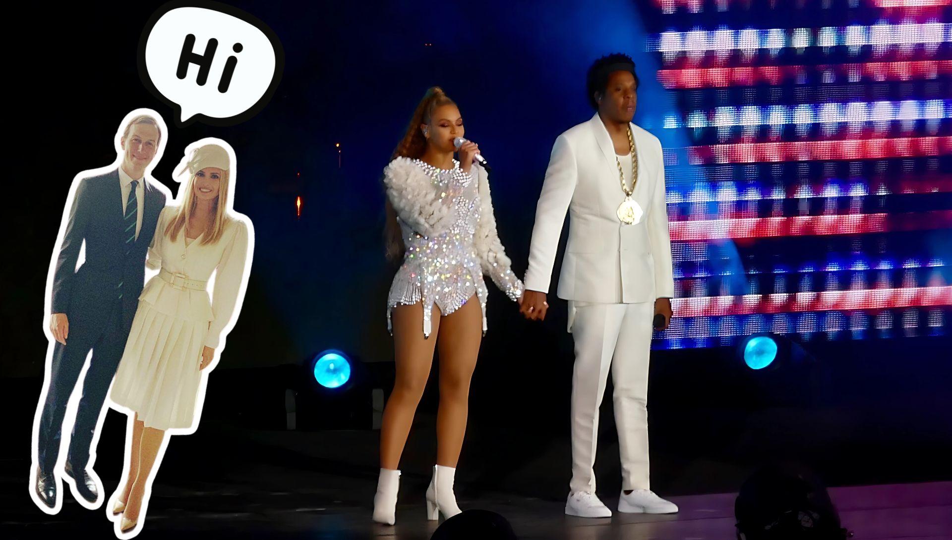 Jay-Z e Beyoncé a tavola con Ia figlia di Trump, “altro che comizio di Kamala”